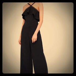 Black Zara jumpsuit with lace straps